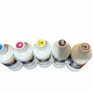 Alternative view of DTF ink one liter C M Y K W